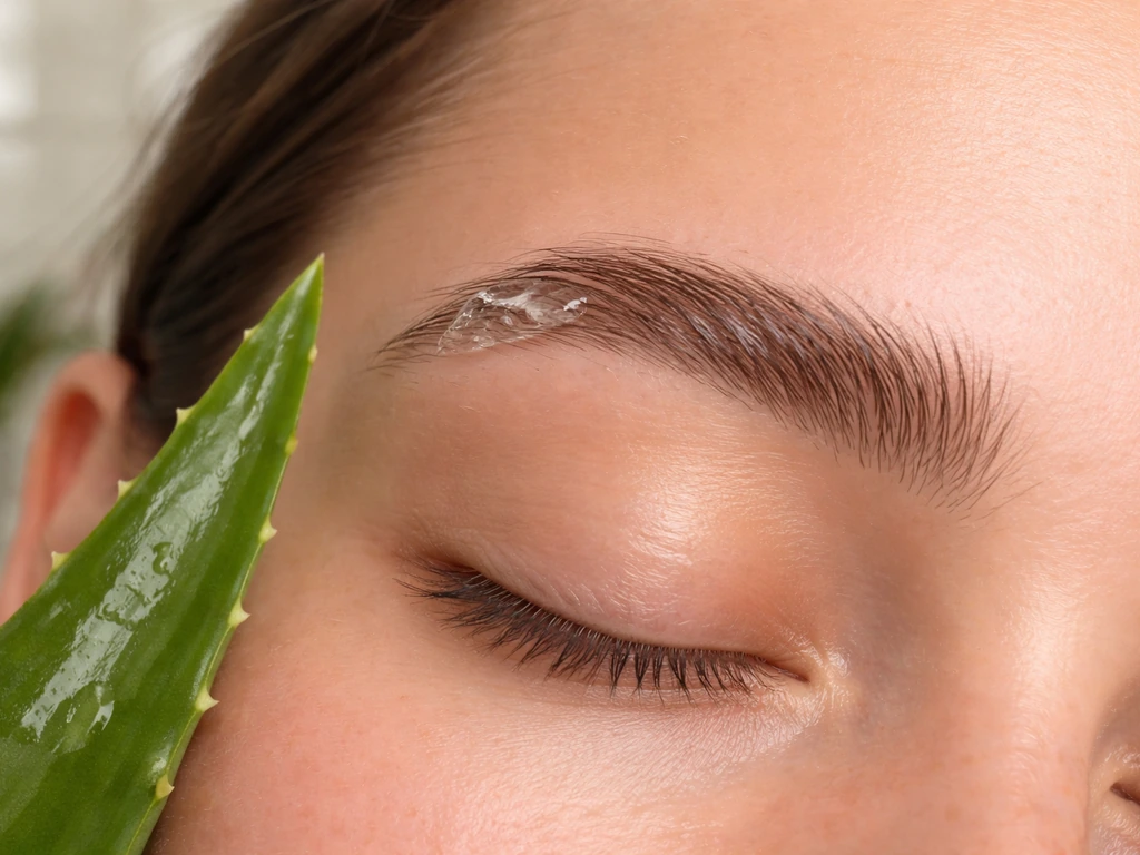 does aloe vera help grow eyebrows
